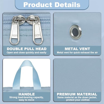 Packing Cubes for Travel Packing Organizers Compression Travel Cubes, Blue - color: Blue
