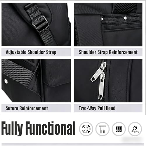 Professional Rolling Laptop Backpack, Grey, Multi-Compartment Design with Wheels, Large Capacity Travel Business Bag (Grey)