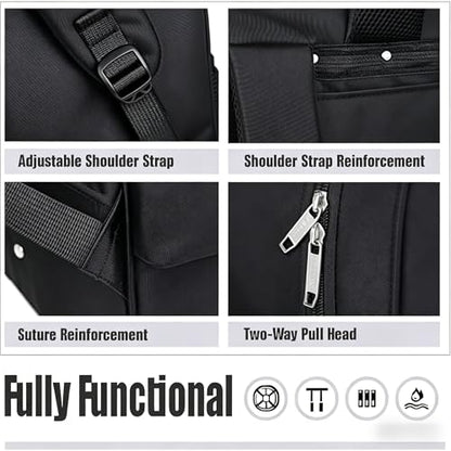 Professional Rolling Laptop Backpack, Grey, Multi-Compartment Design with Wheels, Large Capacity Travel Business Bag (Grey)
