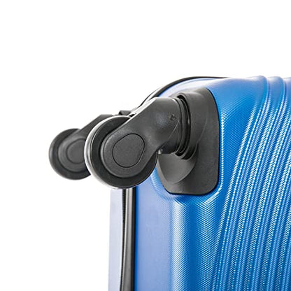 DUKAP INCEPTION Luggage with Spinner Wheels | Durable Lightweight Hardside Suitcase, Travel Bag with Handle and Trolley, 28-Inch Large Checked Luggage | Blue - color: Blue, size: 28 Inch