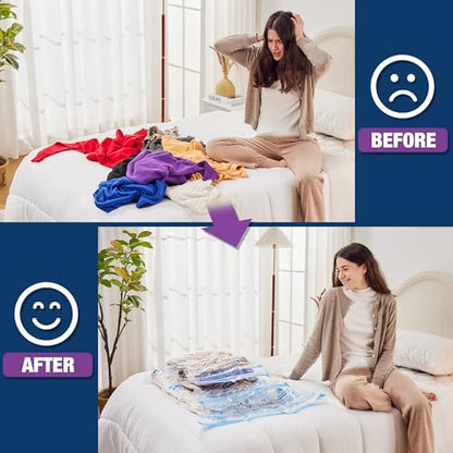 XXL 점보 진공 씰 보관 가방 엑스트라 라지 의류 침구용 - size: 6-XXL