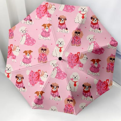 Small Travel Folding Umbrella for Girl - color: TA