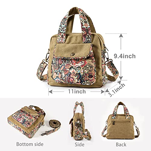 Black Butterfly Boho Small Crossbody Bag for Women, Floral Shoulder Bag - color: Red