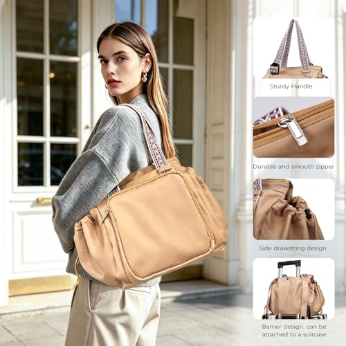 Everyday Convertible Backpack Tote Diaper Bag, 15 Pockets - color: Khaki