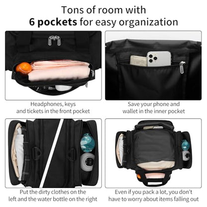 Small Duffel Bag, 17 inch, Black - color: Black, size: 17 inch