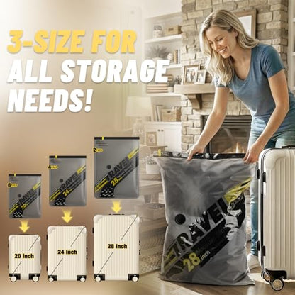 Cordless Vacuum Bags for travel - 20 Pack Rechargeable Wireless Vacuum Seal Bags for Clothing Travel, Space Saver vacuum storage bags with pump for Clothes, Blankets & Luggage Organization - style: 20 combo set-E