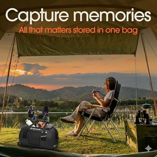 Waterproof Dry Bag Duffel - Marine Boating Kayaking Fishing Canoe 120L - color: Black, size: 120L