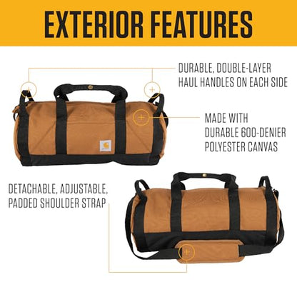 Carhartt Classic 25L Round Duffel Port - color: Port, style: 25l