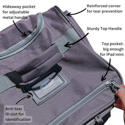 Olympia U.S.A. 29 inch Jumbo Size 8 Pockets Wheeled Rolling Duffel Bag Water Resistant Luggage Lightweight Travel Suitcase with Retractable Handle - color: Royal Blue, size: 29 inch