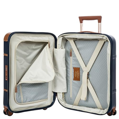 Bellagio 21" Expandable Cabin Trolley, Airline Approved, Spinner - Blue - color: Blue, size: Carry-on expandable