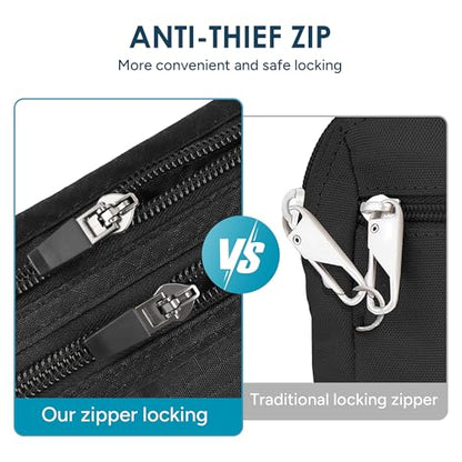 Travel Inspira RFID Hidden Money Belt - color: Big Size, Black