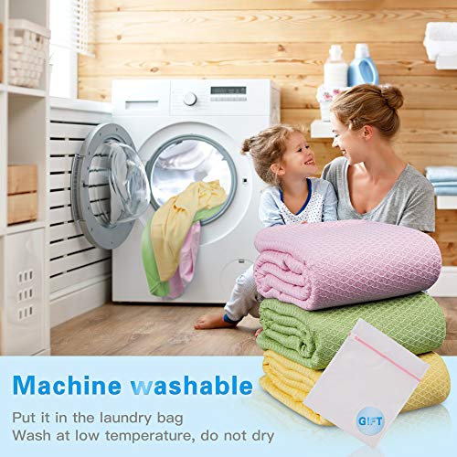 AmyHomie Cooling Blanket 79"x91", 100% Rayon Derived from Bamboo - color: Light Purple, size: 79" x 91"