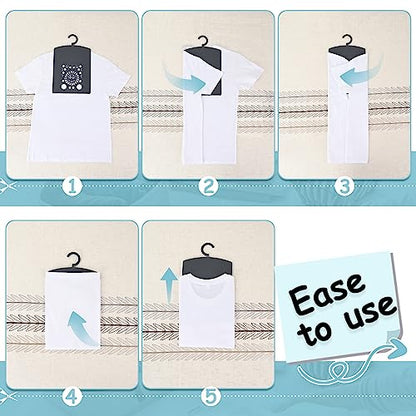 BoxLegend Shirt Folder Board 14.1x 8.67x0.14 Inches Non-Foldable with Hook - color: Gray, size: Small