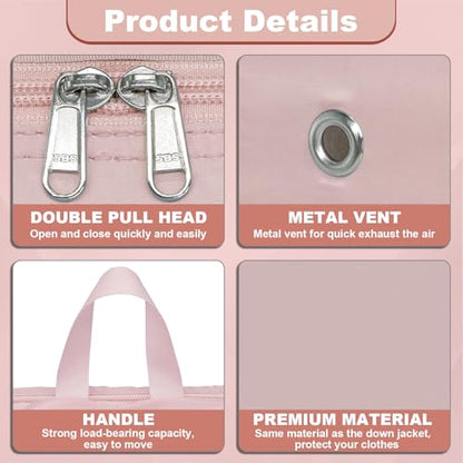 Packing Cubes for Travel Packing Organizers Compression Travel Cubes, Pink - color: Pink