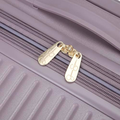 Jessica Simpson Abilene 20" Expandable 8-Wheel Spinner Carry On Luggage Suitcase, Elderberry - color: Elderberry, size: Carry-On