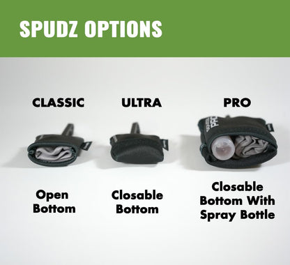 SPUDZ Classic Microfiber Lens Cleaner – Clip-On Pouch, Washable – for Binoculars, Scopes, Glasses, Screens | Classic | Tiger, 6 x 6 Inch - color: Tiger, size: 6 x 6 Inch