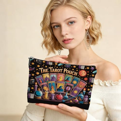Tarot Card Gifts Makeup Bag Witch Stuff Witchcraft Magical Cosmetic Bags - color: Multicolor 016