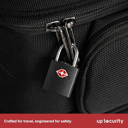 TSA Locks for Luggage with Key, Travel Luggage Locks TSA Approved 4 Pack, Small Padlock with Key, Same Keyed Mini Padlock for Suitcase, Backpack, Bag, Purse, Tent, Zipper - color: Multicolor