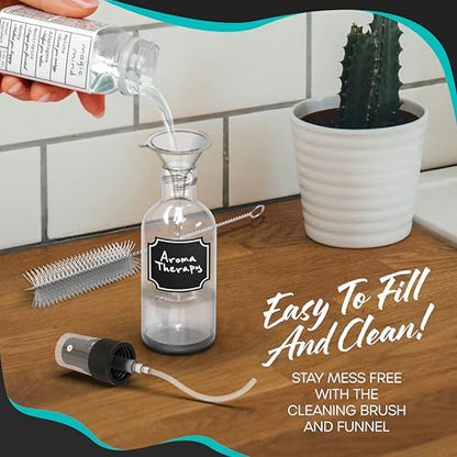 Nevlers Clear Glass Small Spray Bottle 2 Oz 48 Pack Body Spritzer Bottles - color: Clear, style: 48 Pack