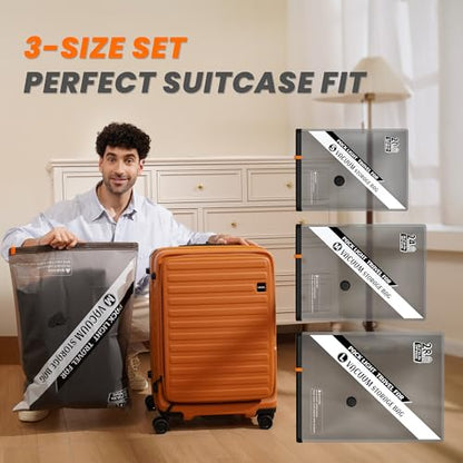 15 Pack Travel Vacuum Storage Bags with Portable Cordless Electric Pump