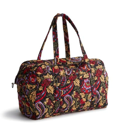 Vera Bradley Women's Miramar Weekender Travel Bag - Premium Cotton - color: Midnight Garden Paisley
