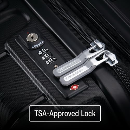 Samsonite Freeform Large Checked Luggage with Dual 360° Spinner Wheels - TSA Lock, Airline-Approved - Lightweight Durable Polypropylene Expandable Hardshell - Light Grey - color: Light Grey, size: Checked-Large Spinner