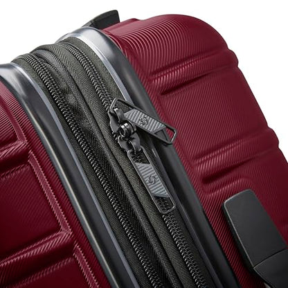 Samsonite Omni 2 Hardside Expandable Luggage with Spinner Wheels, 3-Piece Set (19/24/28), Natural Merlot - color: Natural Merlot, size: 3-Piece Set (CO/MED/LG)