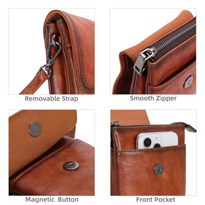 Iswee Rfid Blocking Small Crossbody Bag for Women Travel Classic Style - color: Light Blue