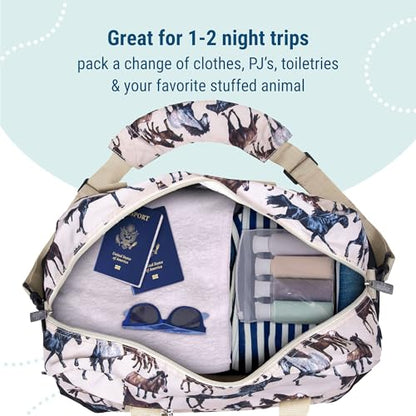 Wildkin Overnighter Duffel Bag for Kids, Horse Dreams - color: Horse Dreams