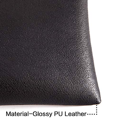 TRIUMPH VISION Eyeglass Case Glasses Case Soft Sunglass Pouch Sleeve 3 Pack - color: 5 Pack Black