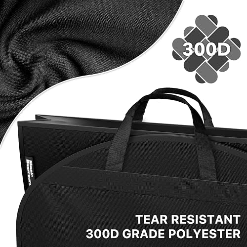 Simple Houseware 43" Travel Garment Bag with Pockets, Heavy Duty Suit Bag - size: 43-Inch Long w/ Pocket, Single
