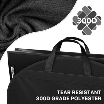 Simple Houseware 54" Travel Garment Bag with Pockets, Heavy Duty Suit Bag - size: 54-Inch Long w/ Pocket, Single