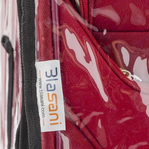 BLASANI Luggage Protector Suitcase Clear PVC Waterproof TSA Aproveed Cover Fits Most (20"~21") Bags