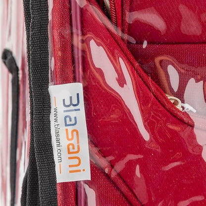 BLASANI Luggage Protector Suitcase Clear PVC Waterproof TSA Aproveed Cover Fits Most (20"~21") Bags