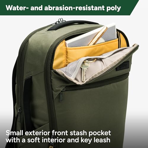 Halfday Roamer All-in-One Travel Backpack, Weekend Trip Carry-On, Olive - color: Olive