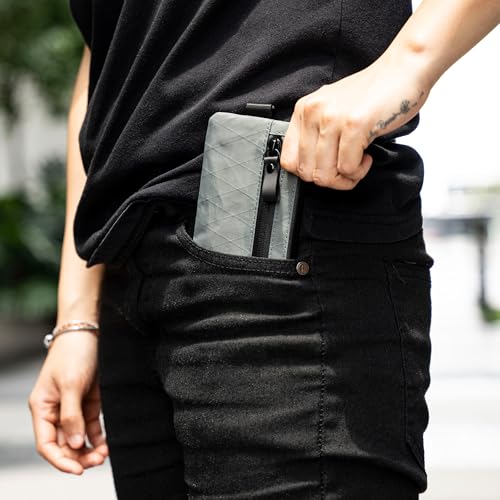 ALPAKA Zip Pouch RFID-Blocking Mens Wallet Slate Grey - color: Slate Grey-1