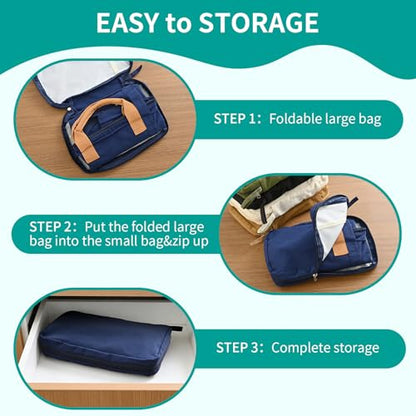 20" 12 Gal Extra Large Canvas Travel Tote Bag with Zipper - color: Green
