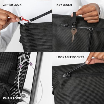 Sherpani Vale, Anti-Theft Crossbody Tote for Women - color: Carbon Black