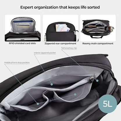 Travelon Anti-Theft Classic Medium Tour Bag - color: Black