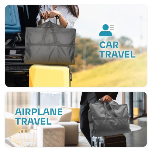 Lazebox 43" Travel Garment Bag with Accessories Zipper Pocket, Heavy Duty Suit Bag for Suits, Tuxedos, Dresses, Coats, Grey, 1 pack - size: 43inch-1 pack-Gray
