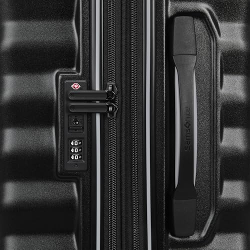 Samsonite Hard-Sided 20-Inch Lightweight Carry On Expandable Element Suitcase: Durable, 360° Spinner Wheels, Adjustable Telescopic Handle, TSA-Approved Lock - Captains Blue - color: Captains Blue, size: 20-Inch Carry-On