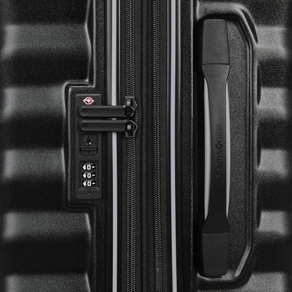 Samsonite Hard-Sided 20-Inch Lightweight Carry On Expandable Element Suitcase: Durable, 360° Spinner Wheels, Adjustable Telescopic Handle, TSA-Approved Lock - Captains Blue - color: Captains Blue, size: 20-Inch Carry-On