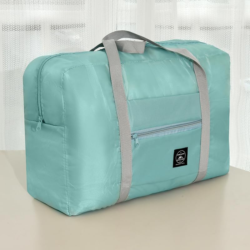 5pcs Foldable Travel Duffel Bag, Lightweight Waterproof Carry,5Colors - color: Red,Black,Pink,Blue,Sky Blue