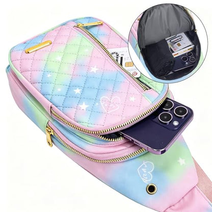 Aisijimo Small Sling Bag For Women Men Casual Crossbody Sling Backpack - color: 801s-bgreen