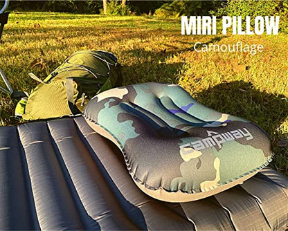 Ultralight Inflatable Camping and Travel Pillow - 2-Pack - Camouglage - color: Camouflage