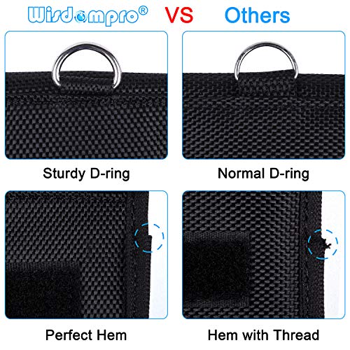 Wisdompro Faraday Bag for Key Fob, WP4694 RFID Key Fob Protector - color: Black (2 Pack)
