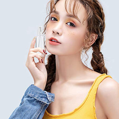 4팩 소형 스프레이 병 56.7g(2온스) 투명 플라스틱 빈 리필 가능한 미니 스프릿처 - color: 4팩, size: 2 Ounce
