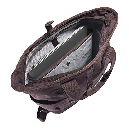 Carhartt Convertible Backpack Tote, Durable Tote Bag with Adjustable Backpack Straps and Laptop Sleeve, Wine - color: Wine