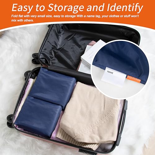 Polecasa Extra Heavy Duty X-Large Laundry Bag with Handles, Navy, 28x36" - color: Navy, size: 28" x 36" | 1 Pack