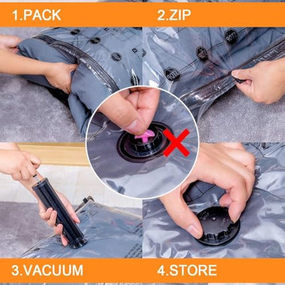 GONGSHI Vacuum Storage Bags with Electric Pump, 32-Piece Set